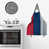 Red/Navy Blue/Silver