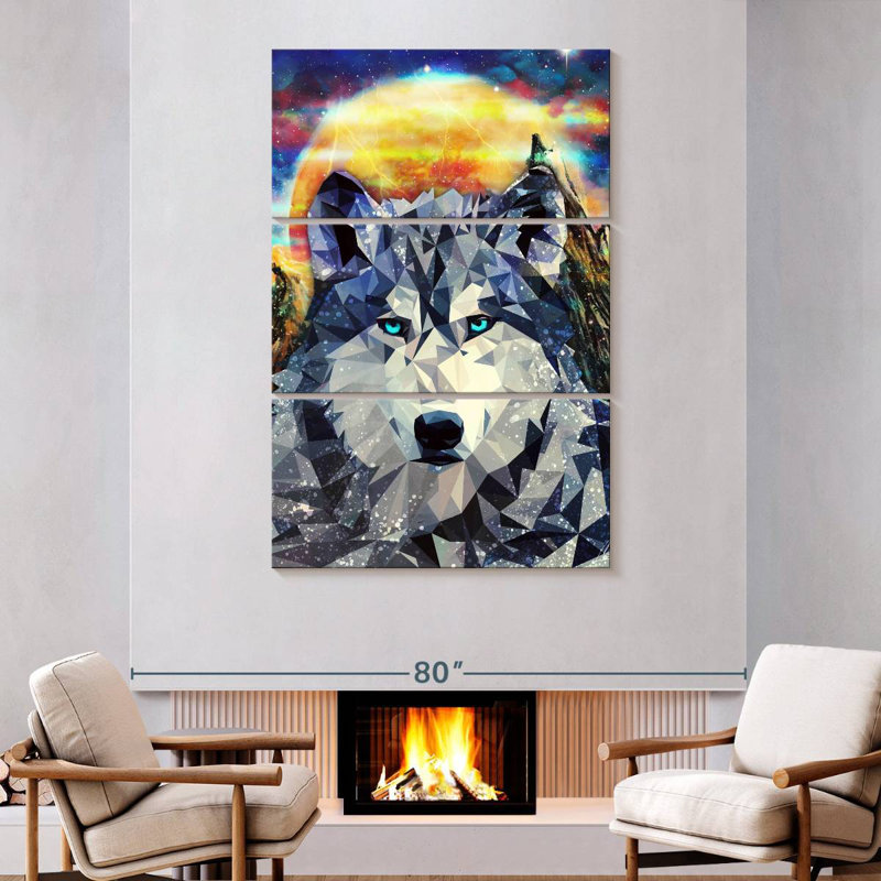 Brampt Okami, 74" H x 48" W