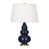 Bleu minuit / laiton antique