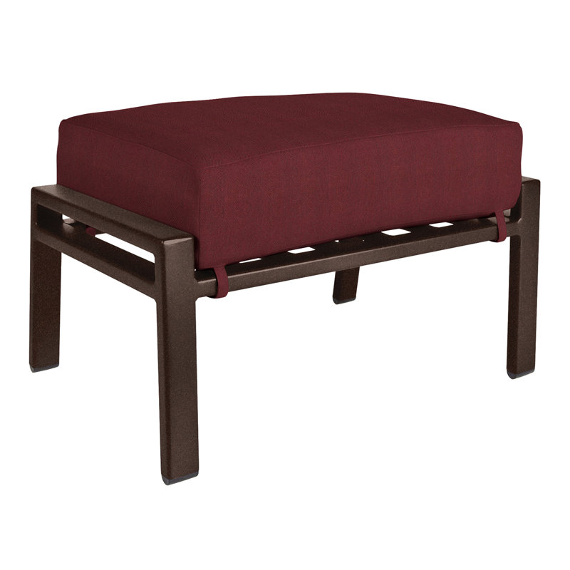 Aris Outdoor Ottoman, Copper Creek, Cast Lagoon