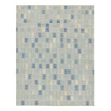 Rug & Kilim’S Scandinavian Style Rug In Blue, Cream & Gray Geometric Patterns