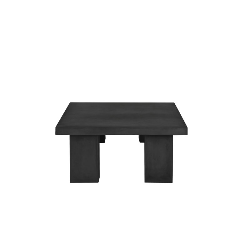 Maximus Coffee Table, Black, 16" H x 53" L x 35" W