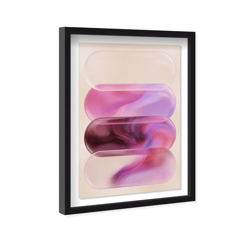 Clear Rose Print by Oliver Gal, 31.5"H x 21.5"W, Black Shadowbox