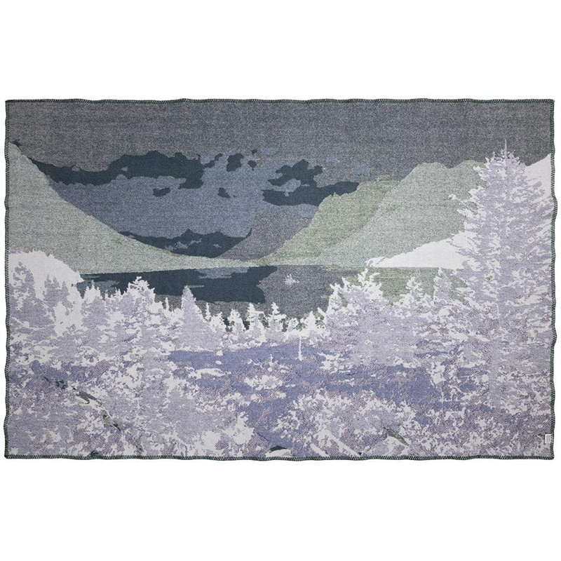 Glacier National Park Wool Throw