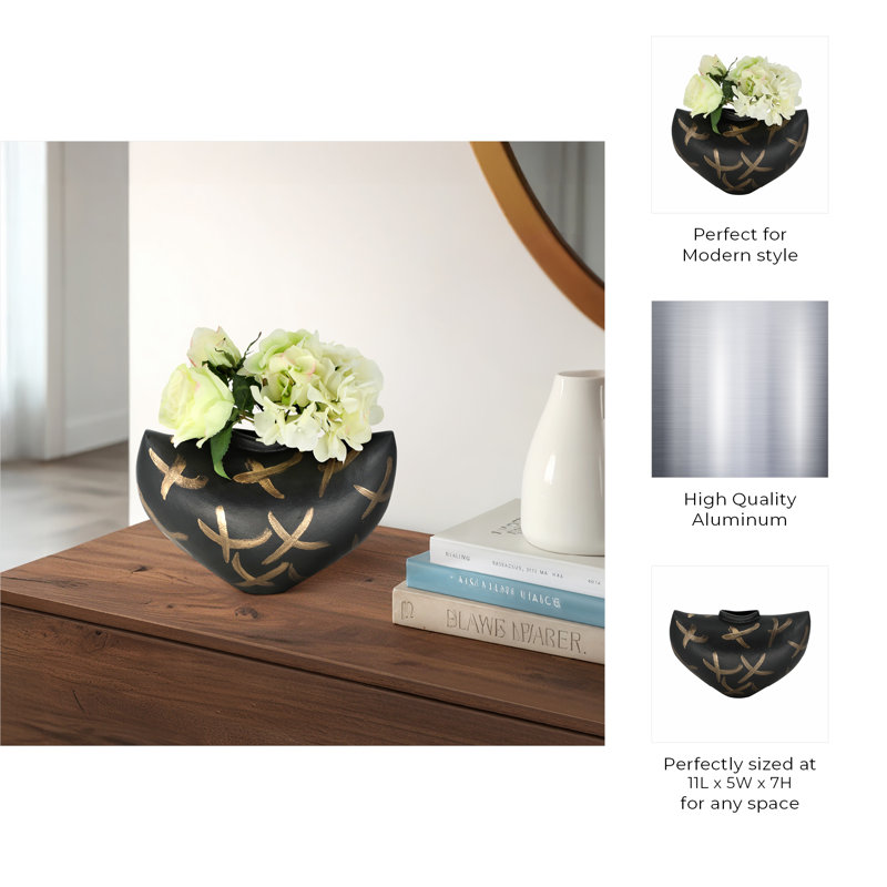 Ponce Handmade Metal Table Vase