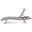 Chaise longue en osier pour l'extérieur, sans accoudoirs