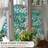 Hand-Drawn Pine Cobblestone Static Privacy Window Film