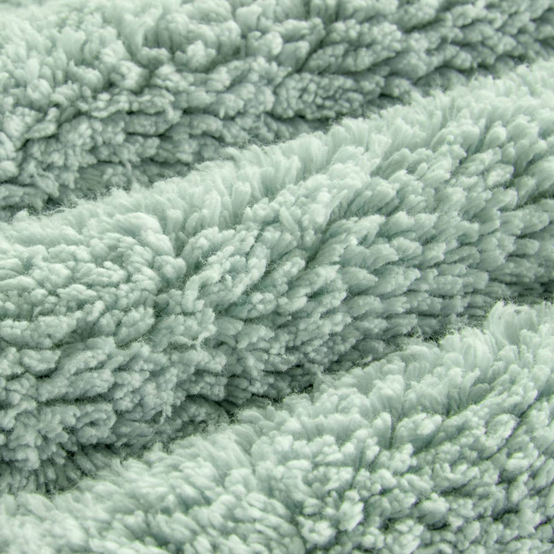 1 tapis de bain réversible 100% coton touffeté 3000 g / m² 17 x 24, L 24 po x l 17 po, Vert