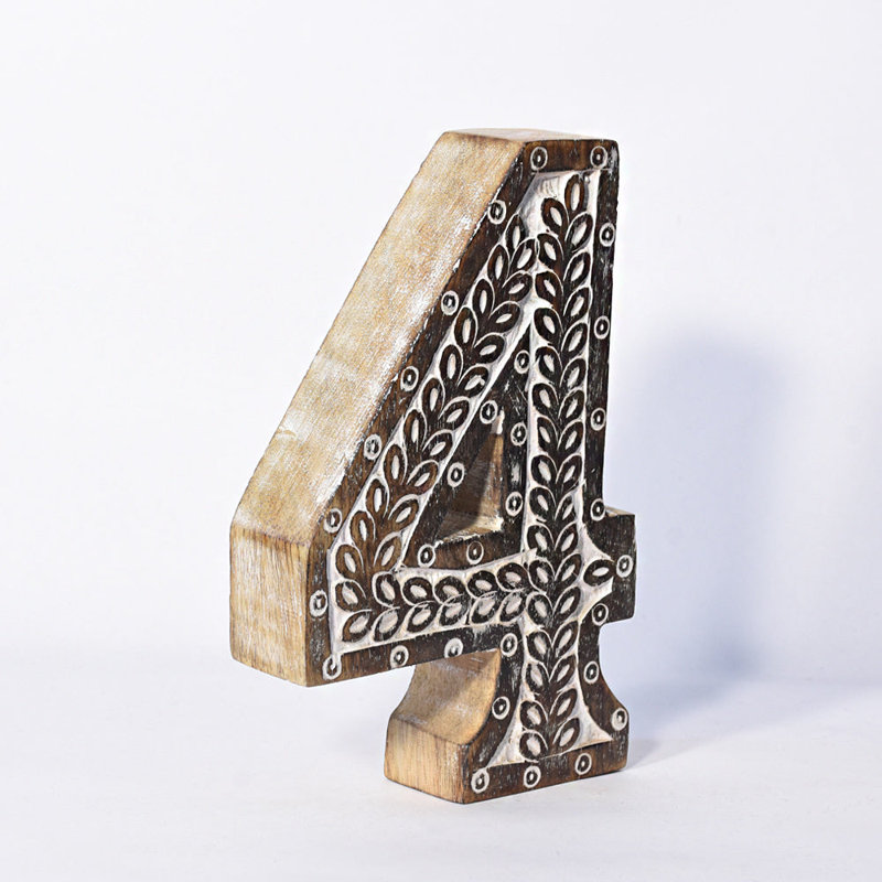 Alaiah Handmade Eco-Friendly Block, 4, White