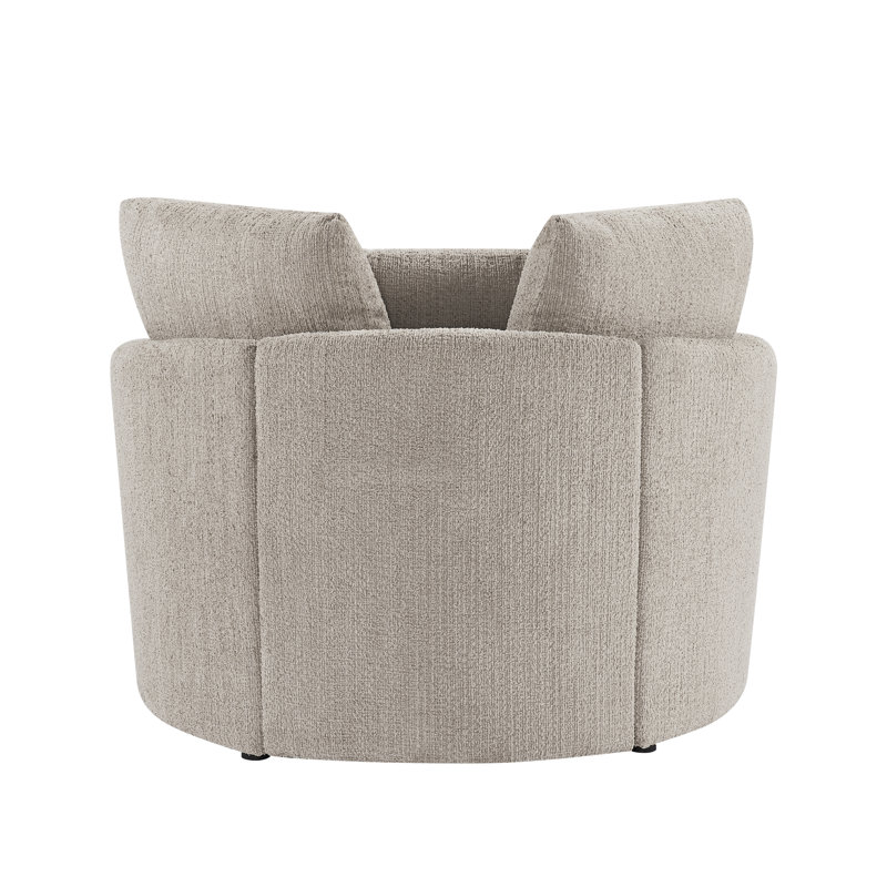 Chaise de rangement Bennet 48 po, Taupe