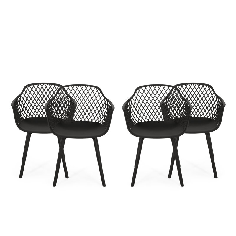 Fauteuils de salle à manger Olivia, Noir