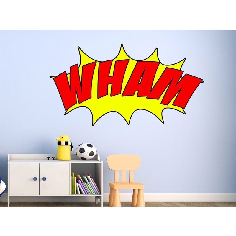 Décalcomanie murale wham bd book Huseby, H 10 po x l 16 po x P 0,01 po