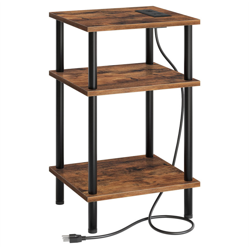 Ayseli End Table Set, Brown
