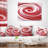 Beautiful Candy Cane Spiral - Abstract Printed Pillow