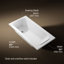Avec 60 In. X 30 In. Drop-In Bath-97760800