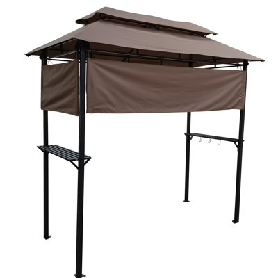 8X4ft Gazebo With Hook And Bar Counters - Practical Design Flame Retardant Canopy Your