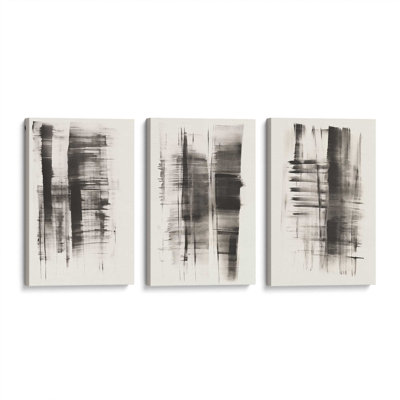Ensemble de 3 impressions sur toile Hazy Shade Whimsy