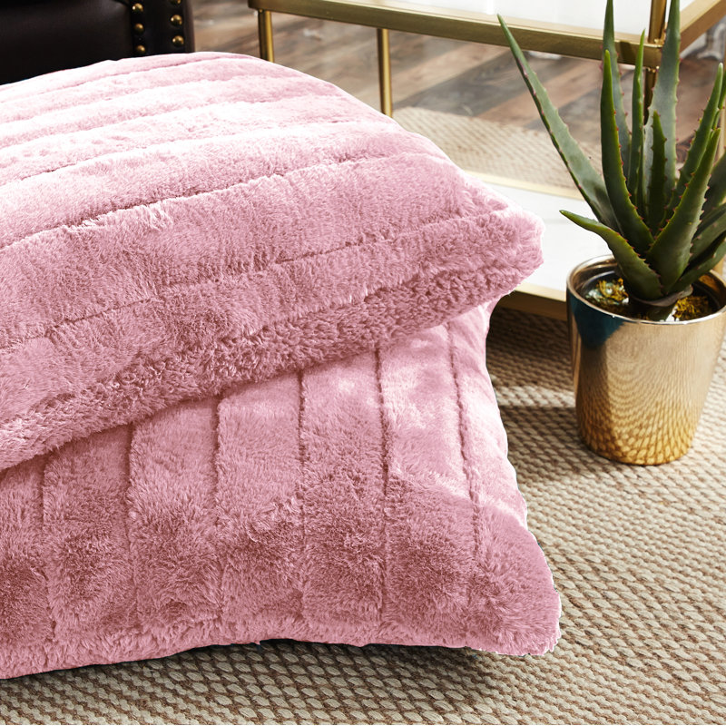 Housse de coussin Supermink, Fumée rose