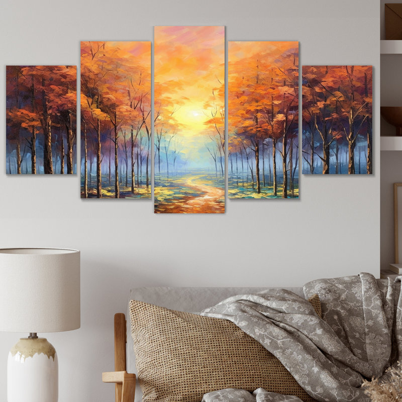 Haiba - Countryside Wall Decor - 5 Panels
