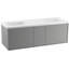 Jute 60" Vanity With Quartz Countertop, Sink And Hardware Included-1944669861