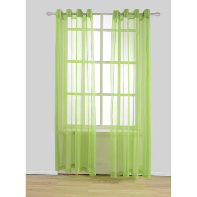 Paire de rideaux transparents avec œillets Johson