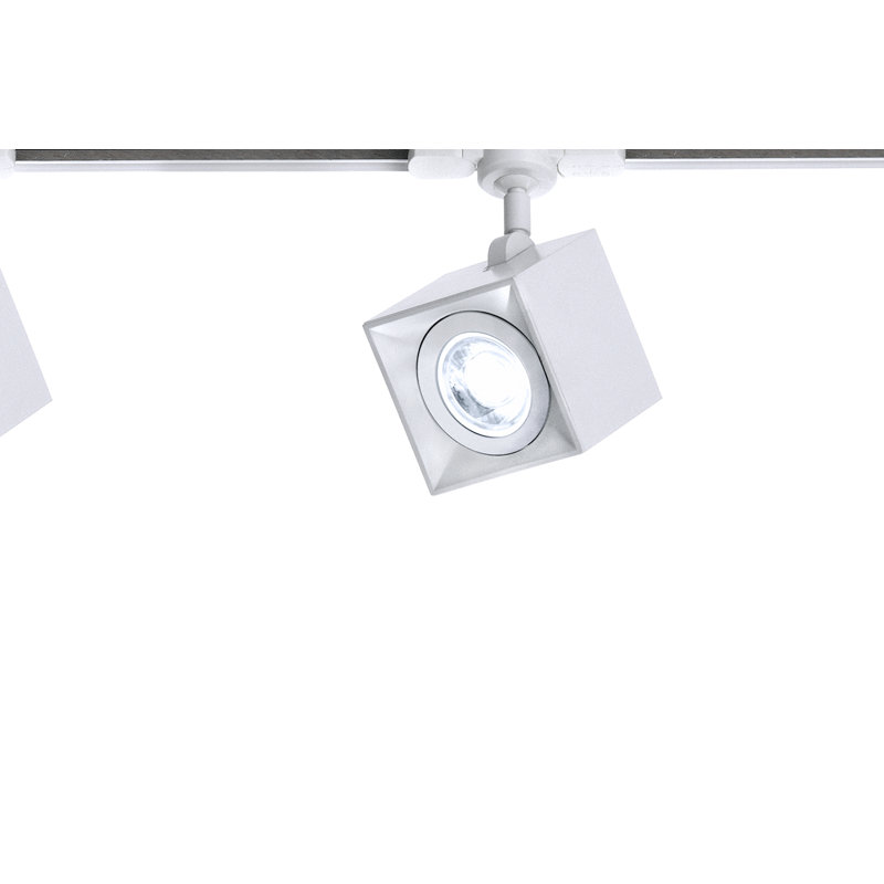 Dau 1 - Light Metal LED Spotlight, Matte White Lacquer
