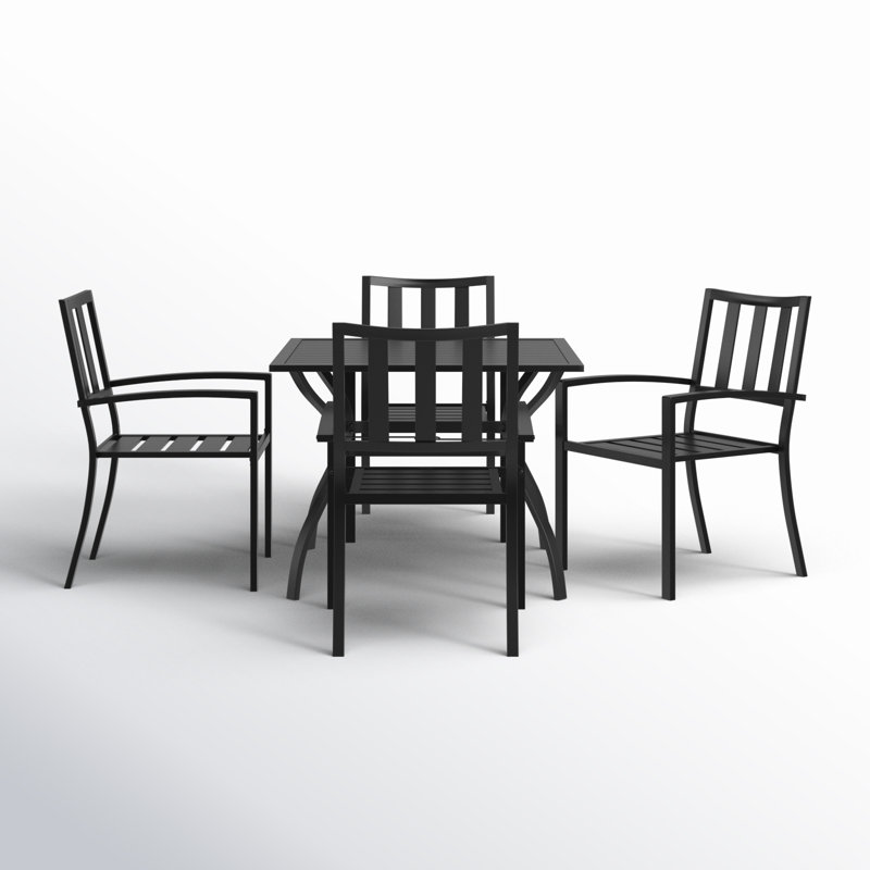 4 - Person Patio Dining Set with Square Table