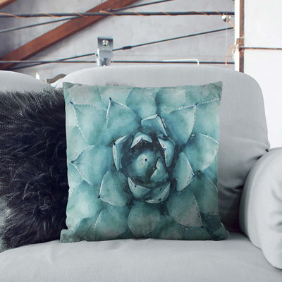 Floral Square Throw Cushion