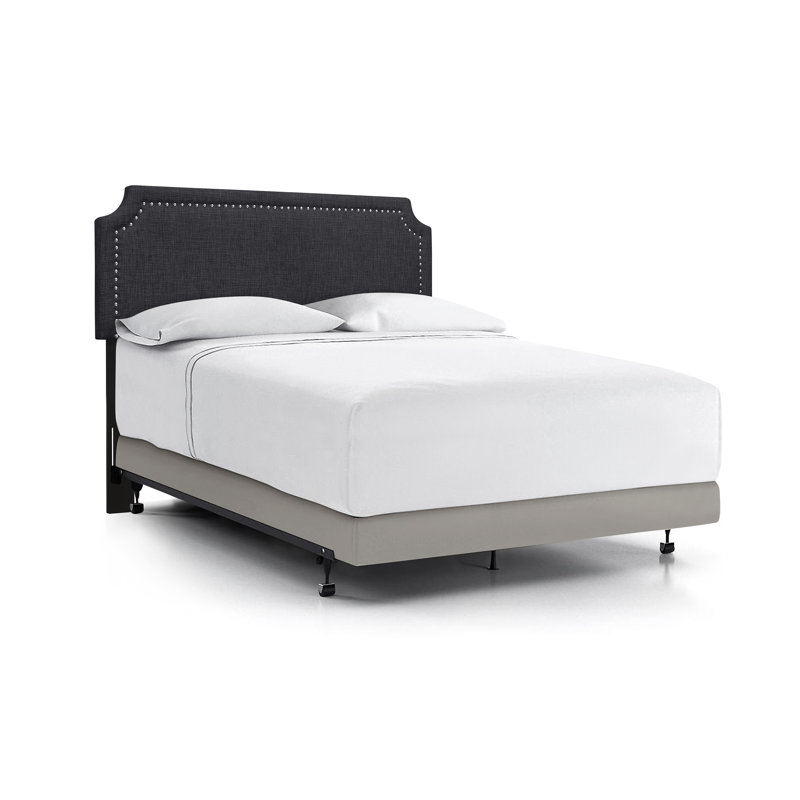 Daleiza Upholstered Headboard, Full/Queen, Dark Gray