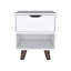 Table de chevet Carleen, blanc-1592132887