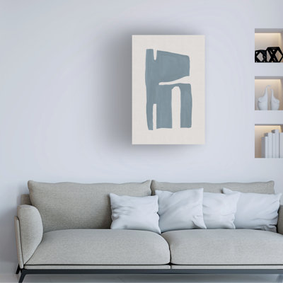 Œuvre sur toile bleu bolaire, Studio Orara II