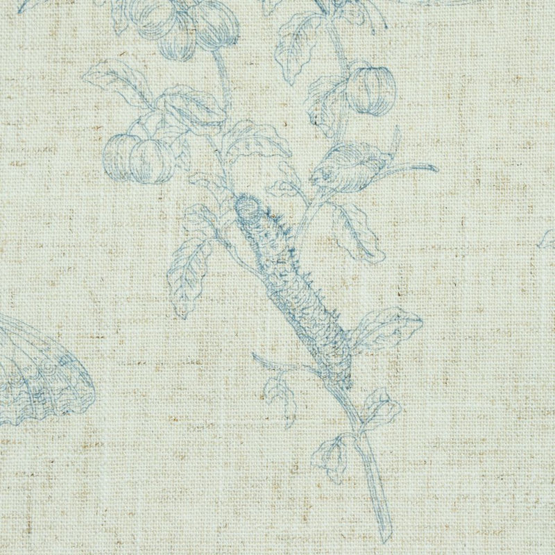 Papier peint Baudin Butterfly, bleu