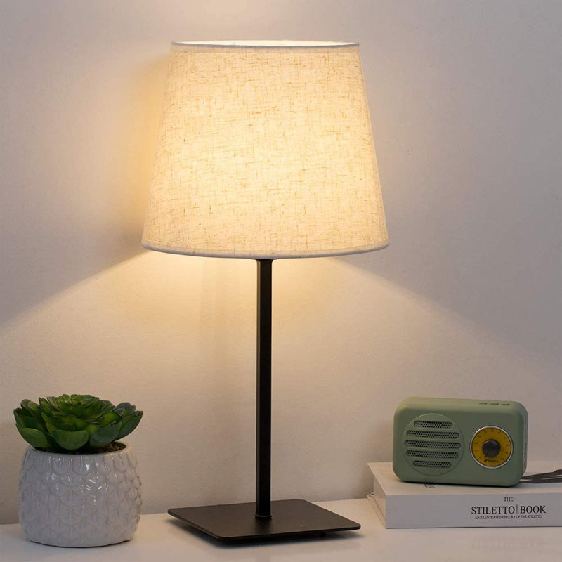 Metal Table Lamp, Black