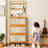 Shoe Cabinet With 3 Rattan Flip Drawers