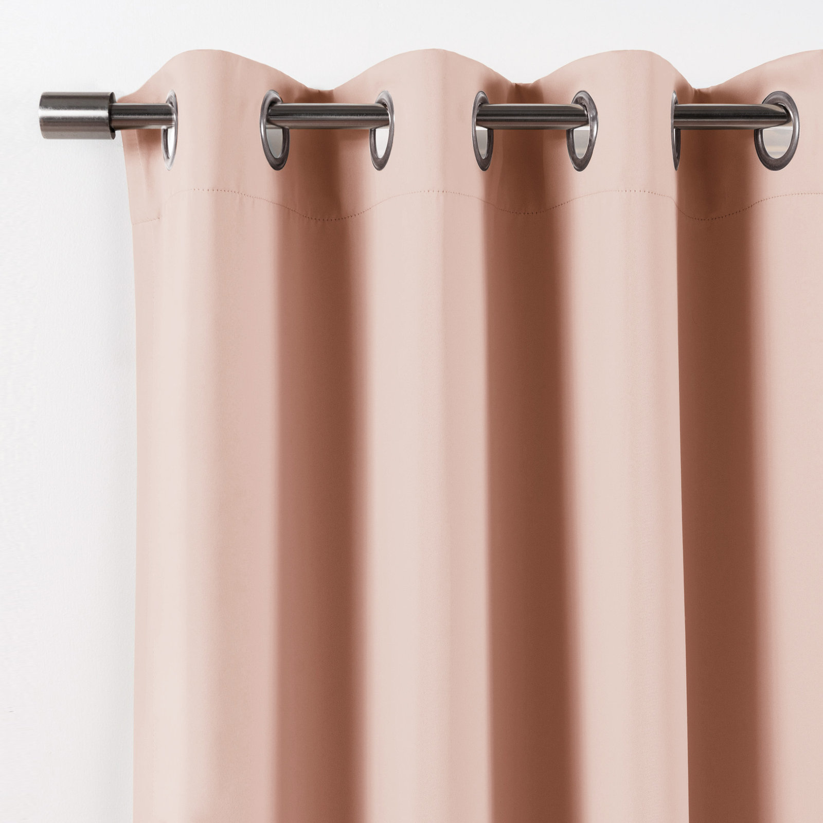 Schaeffer Blackout Curtain, 52" W x 96" L, Blush