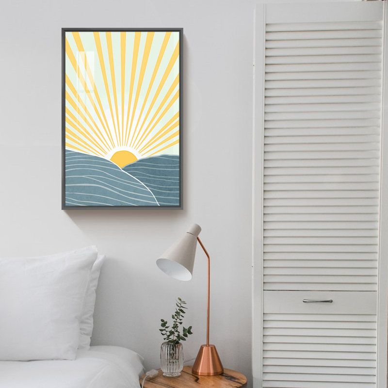 Impression sur toile Boho, Noir, L 12 po x H 16 po