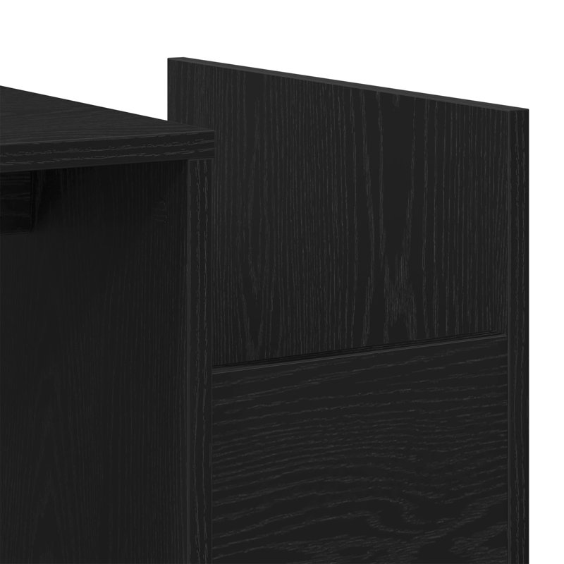 Bithia Four Leg Coffee Table, Black Oak