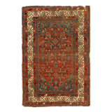 Mehroo Oriental Area Rug in Rust
