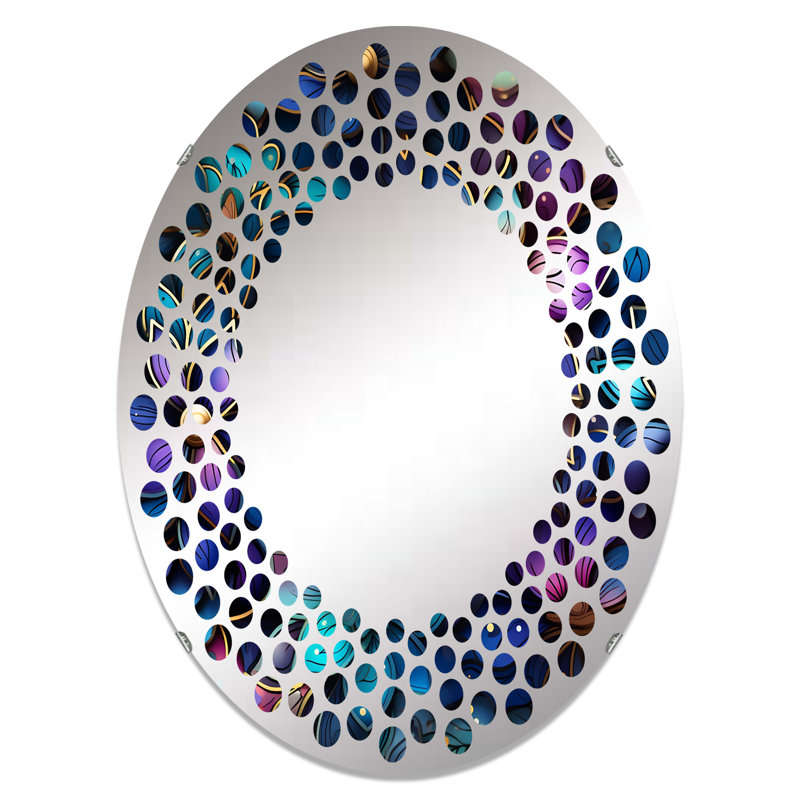 Miroir mural oval, 29,5 po x 19,6 po