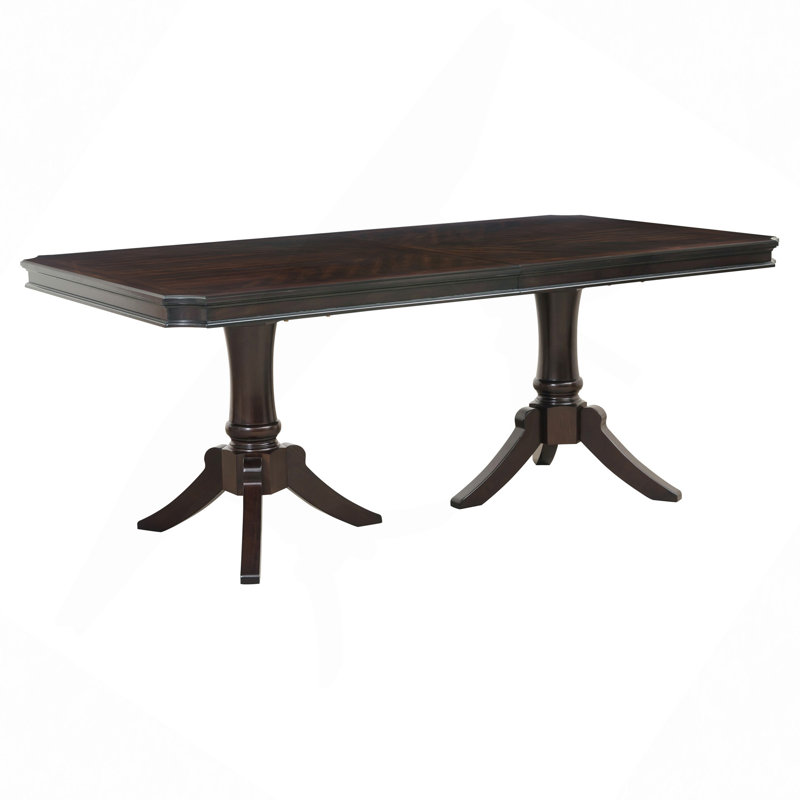 Table de salle à manger à piédestal double 1Pc