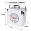 Glacière Coors Light rétro avec ouvre-bouteille 13 L (14 pte) Coors, blanc et argent