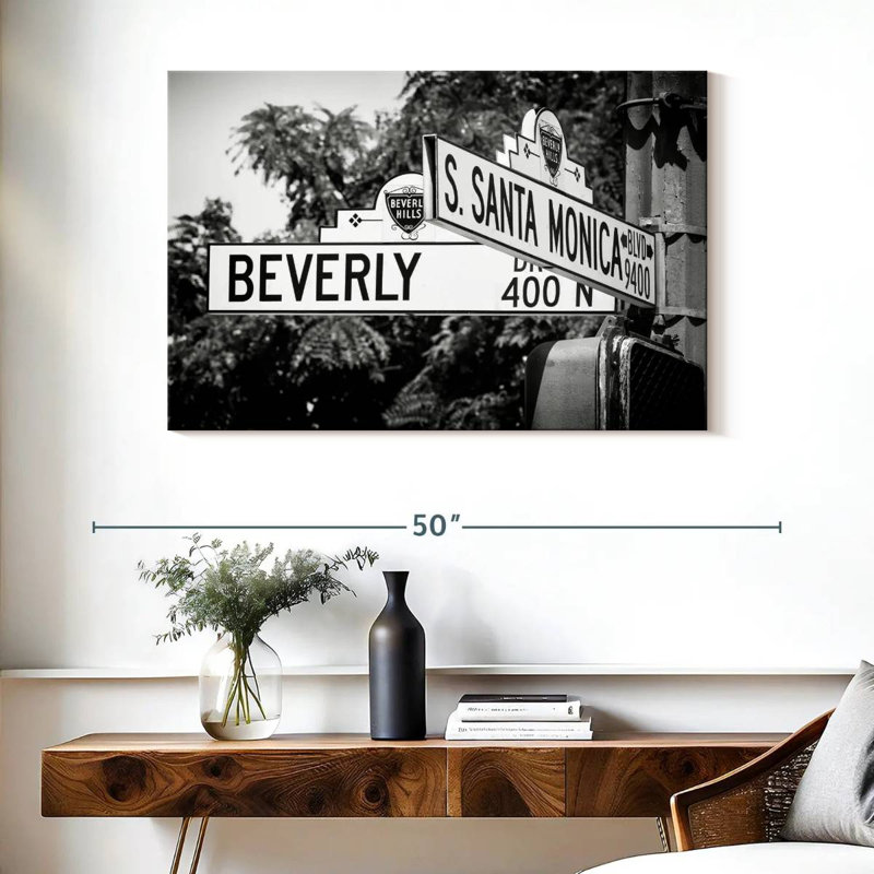 Plaque de rue Lynelle, Californie, LA, H 26 po x l 39 po