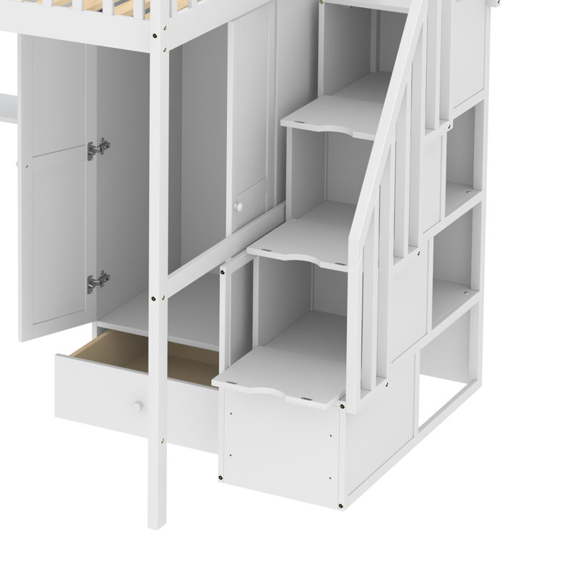 Lit mezzanine double Penington Kids, Blanc