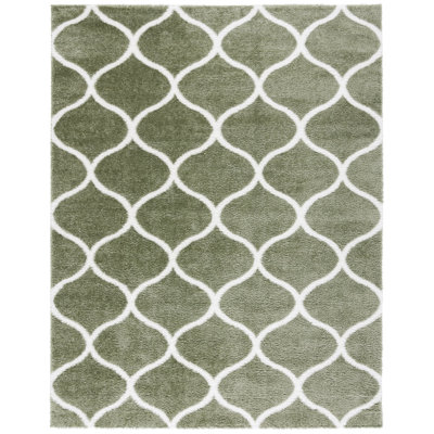 Farhanaz Tahoe Shag Performance Geometric Rug