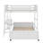 Twin Over Full Bunk Bed With Desk-1355887950