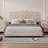 Upholstered Bed Frame with Rivet Design, Modern Velvet Platform Bed with Tufted Headboard-1674355975-1674355972