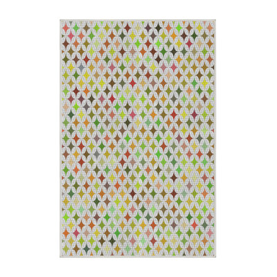 Tapis de zone rose à motif