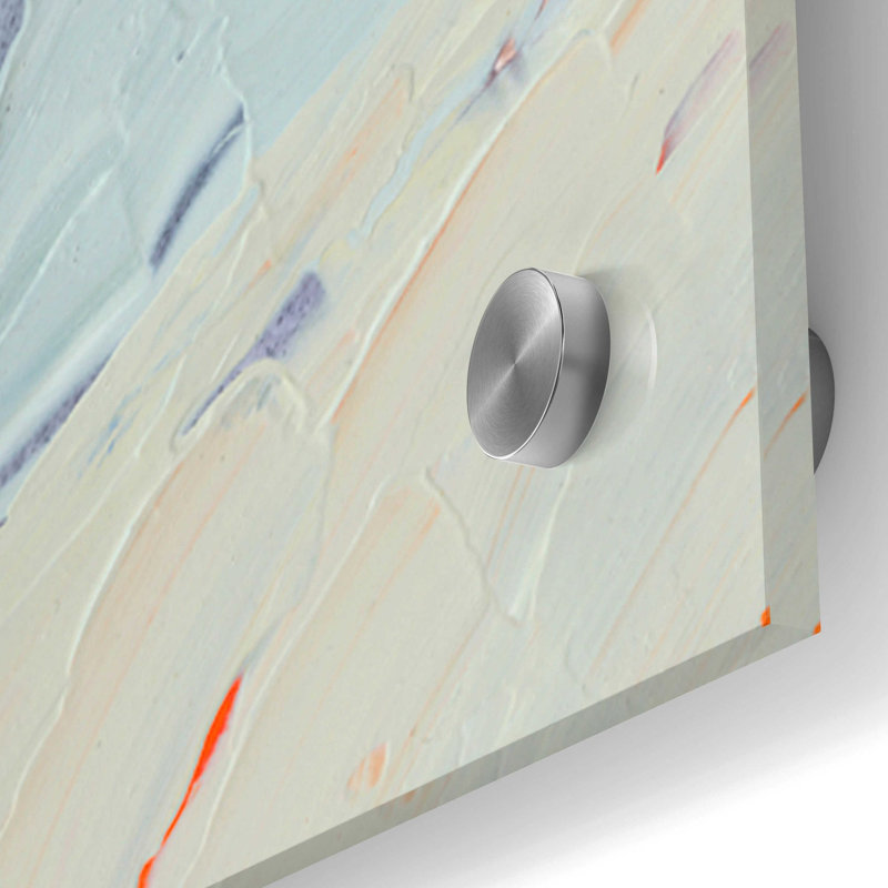 «Polyphonic Sea I» par Victoria Borges, art mural en verre acrylique, H 36 po x l 36 po x P 0,2 po