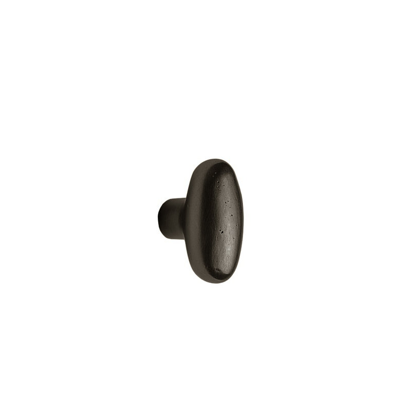 Potato Bronze Oval Knob, Silicon Bronze Dark