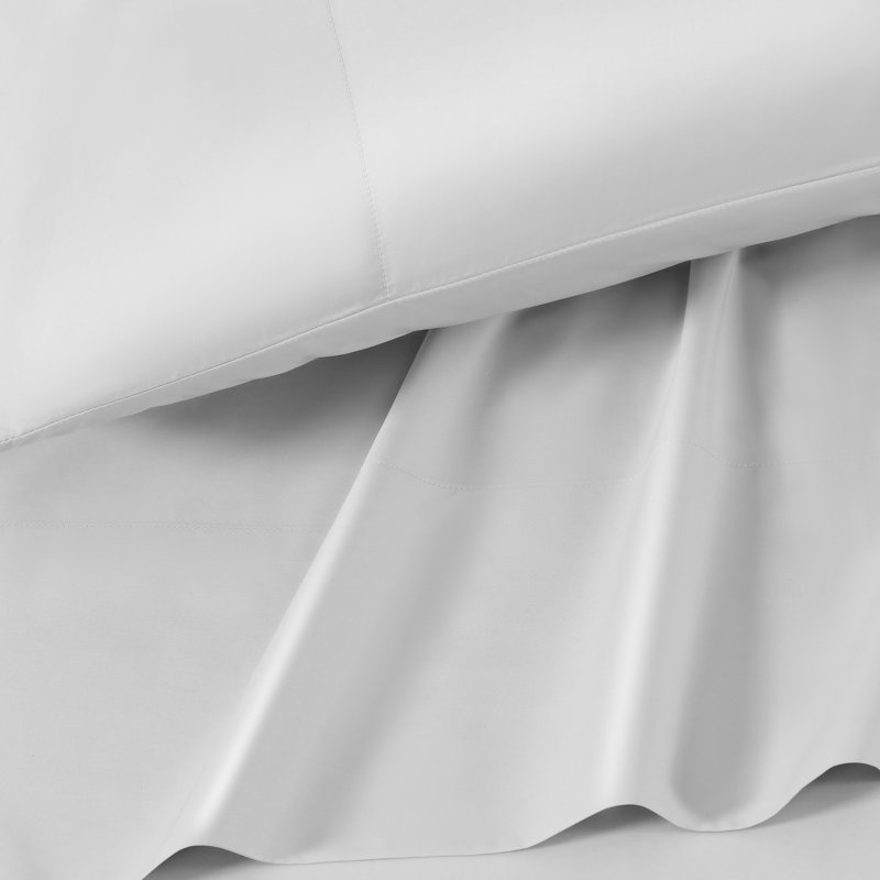 Hotel Percale Sheet Set, Steel, Full Sheet Set with 2 Pillowcases